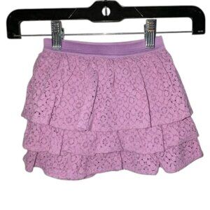 🐲3 FOR $9🦄 The Chrildren's Place Ruffled Lace Crochet Tiered Skirt Skort Short